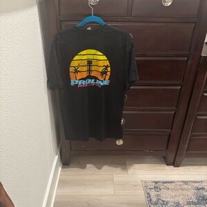 Men's Black Short-Sleeve Graphic Tee